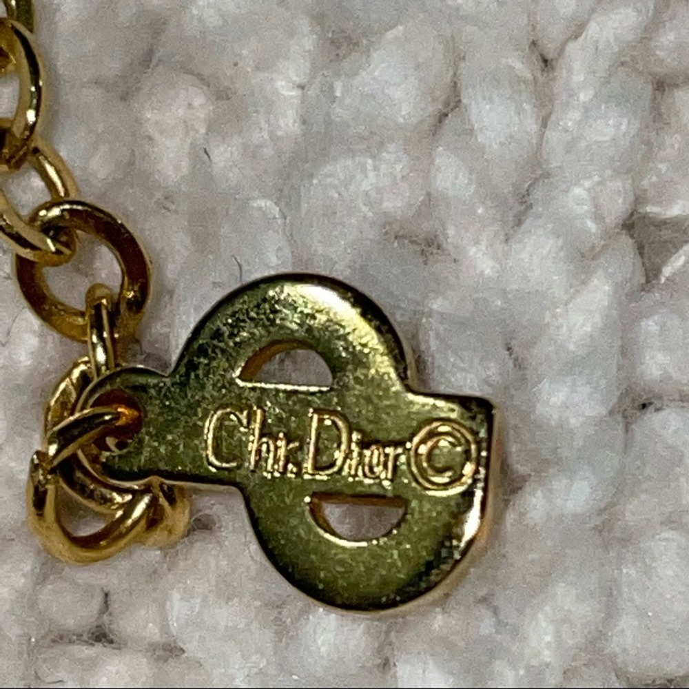 Vintage Christian Dior necklace with a heart pendant - Picture 8 of 8